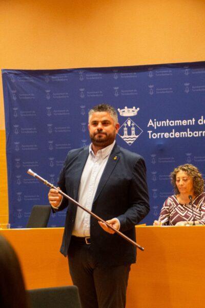 Raúl García (ERC) és investit com el tercer alcalde de Torredembarra del mandat