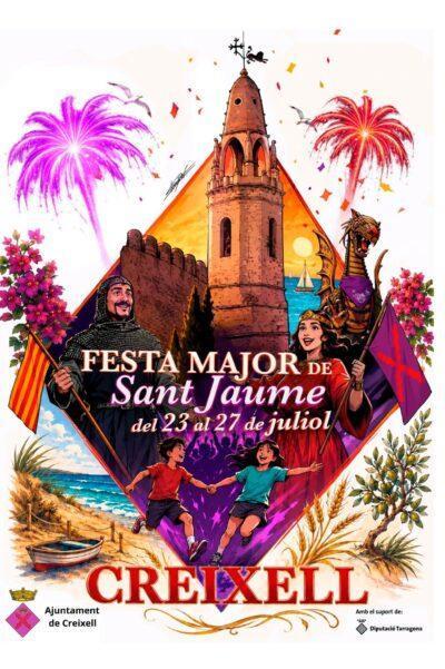 Creixell celebrarà la Festa Major de Sant Jaume del 23 al 27 de juliol